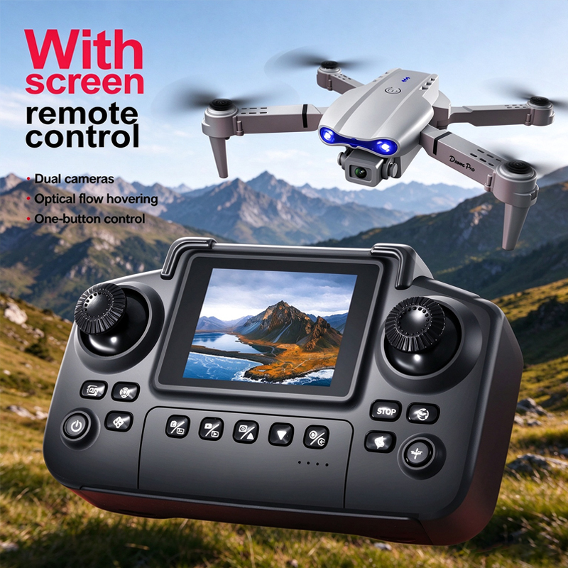 Drone E88 Rc Quadcopter - Upgrated E88 Screen Control WIFI FPV