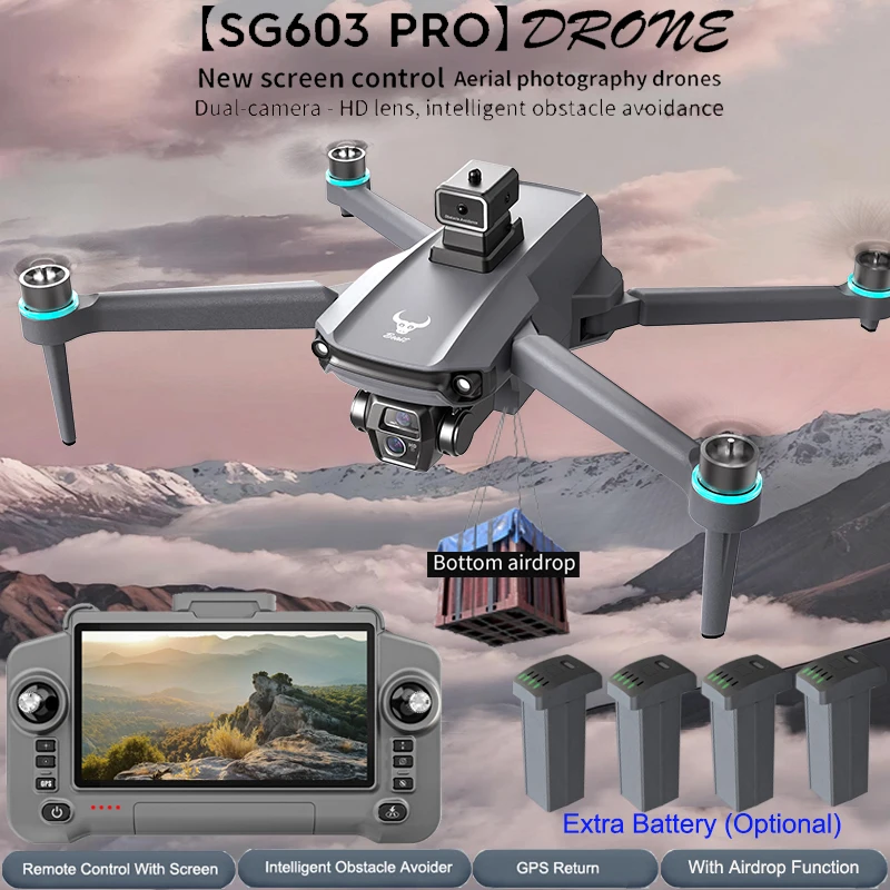 Jjrc Drone X12 - SG603 PRO Drone with Large Screen