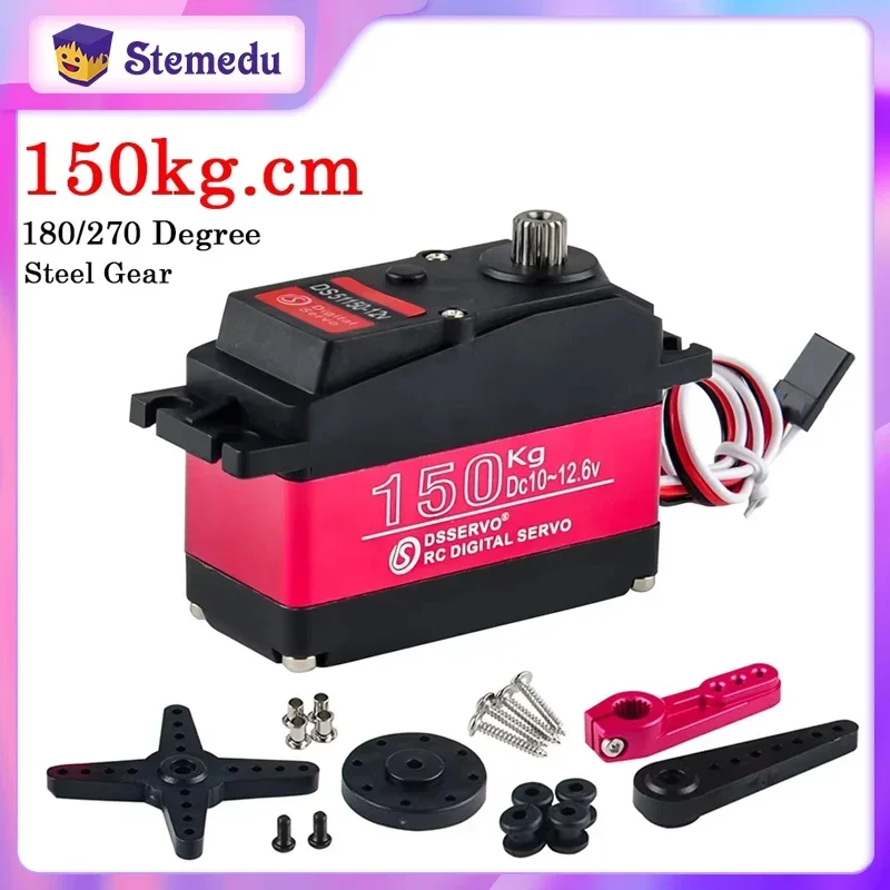 Drone Rc Leading - Dsservo 150kg.cm Digital Metal Robot Servo